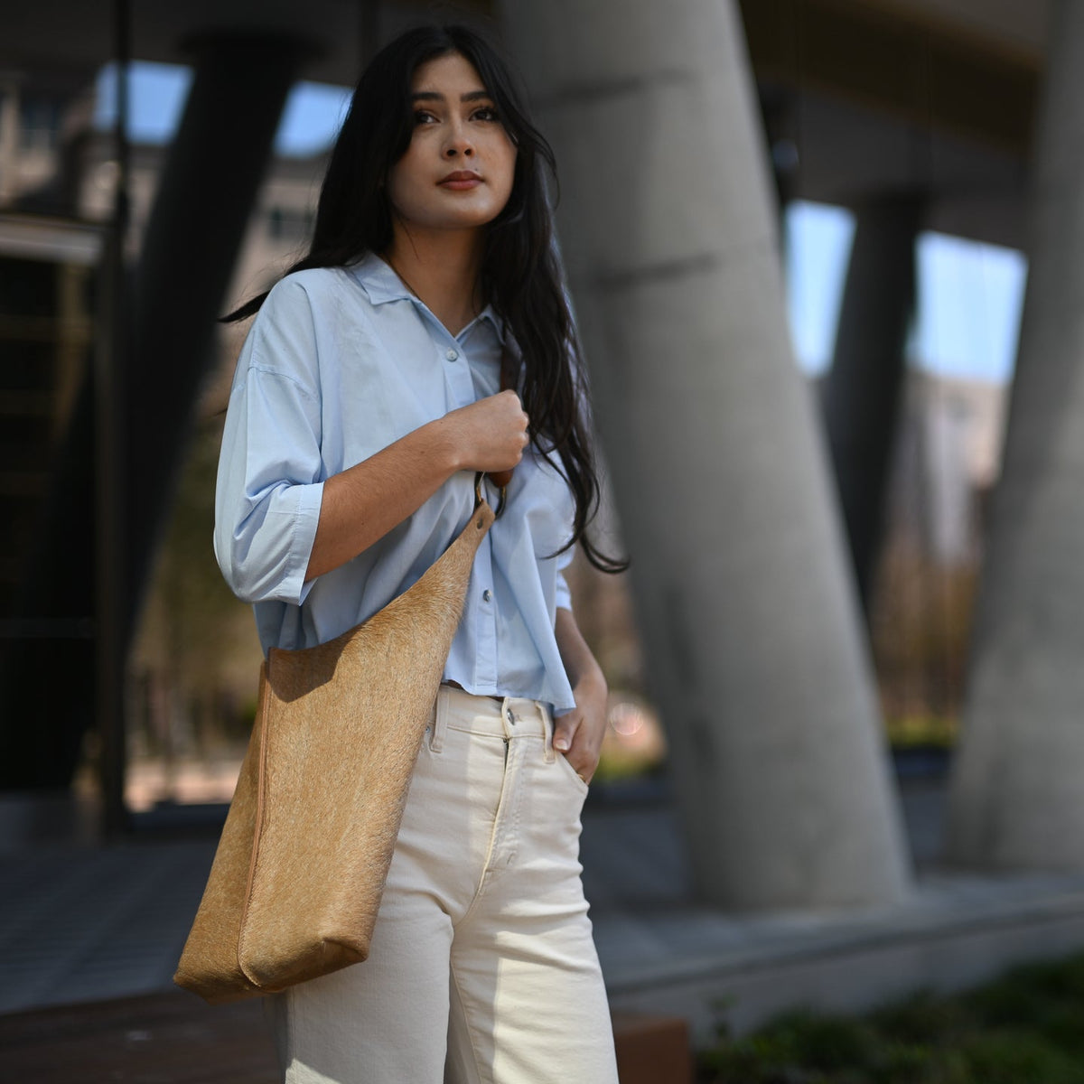Metro Tote | Blonde Hair Hide
