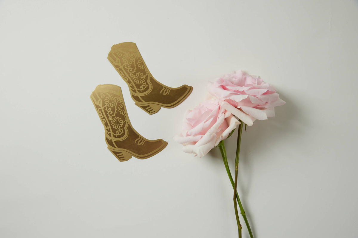 Brass Bookmark | Cowgirl Boot