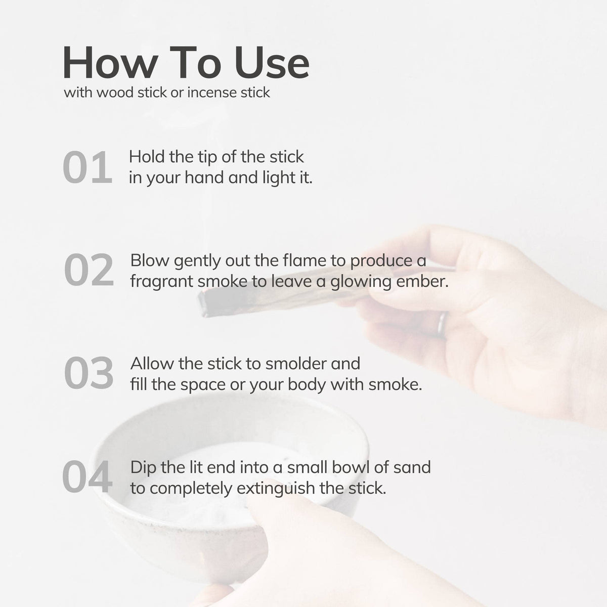 Mini Hand-Rolled Palo Santo Incense