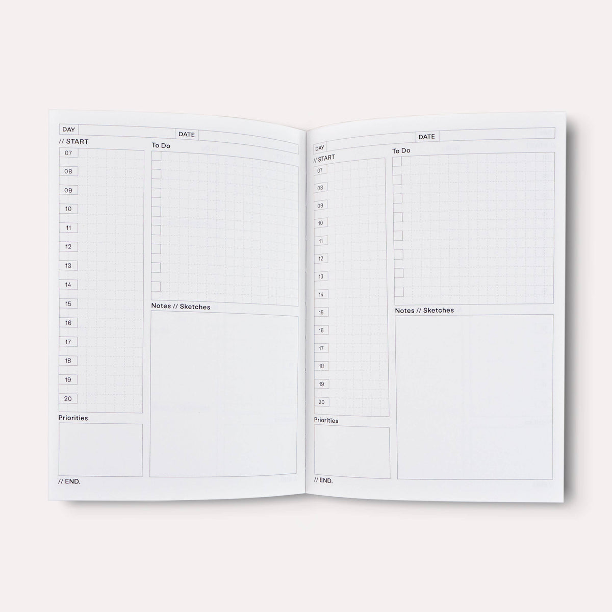 Bookends No. 1 Daily Planner Book