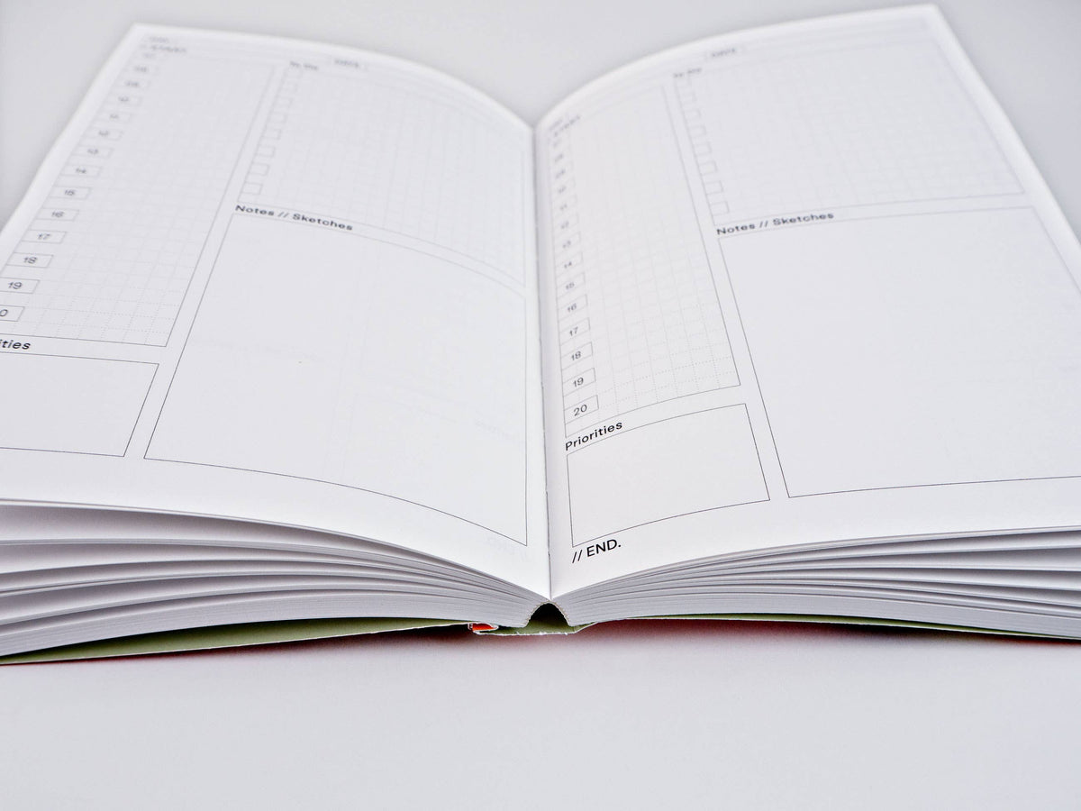 Leaf Scribble No.1 Daily Planner Book