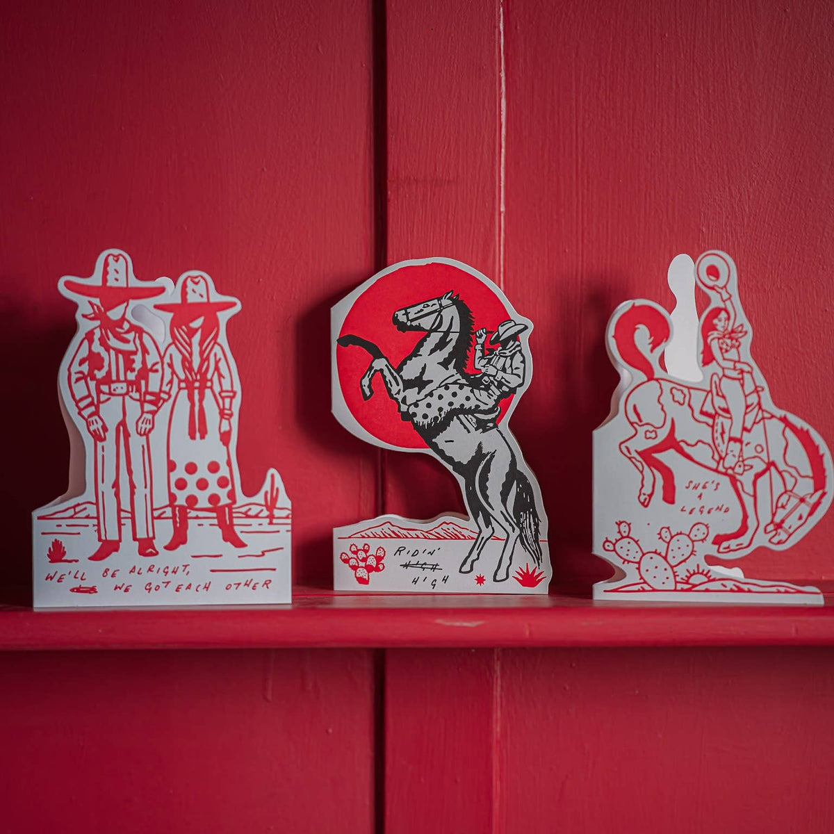 Wild At Heart Saint No | Cut-Out Greeting Card
