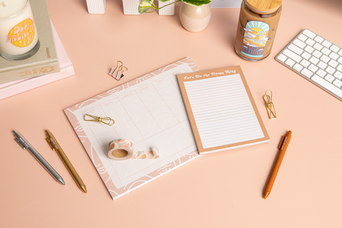 Tearaway Notepads | Let's Do The Damn Thing