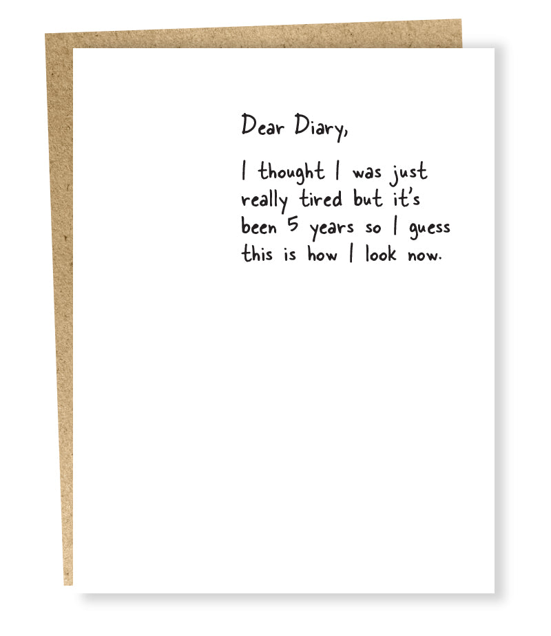 5 Years Greeting Card Greeting Card Sapling Press - Stash Co